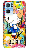 Hello Kitty Mobile Back Case for Oppo Reno7 Pro 5G (Design - 321)