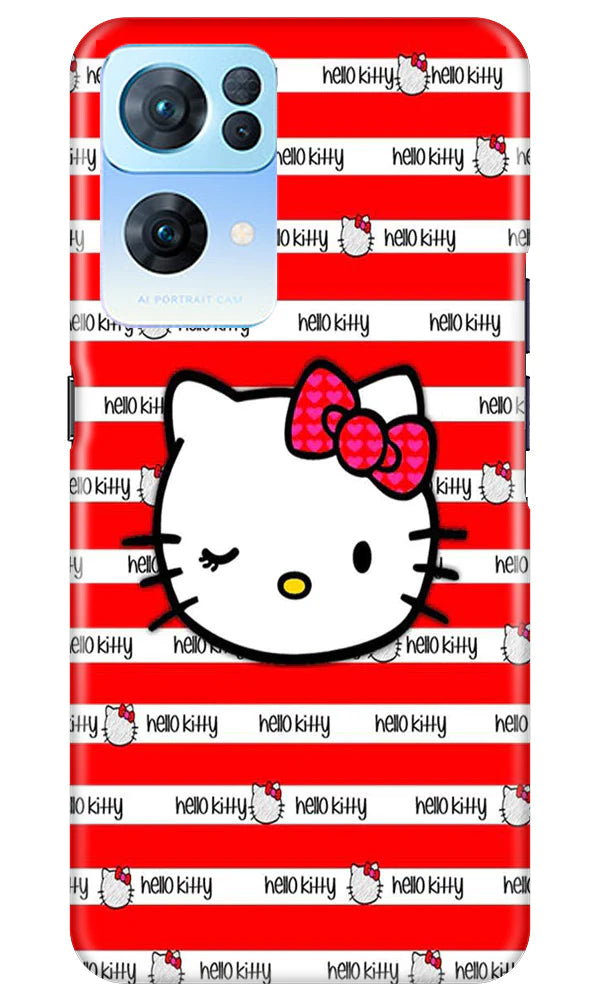 Hello Kitty Mobile Back Case for Oppo Reno7 Pro 5G (Design - 323)