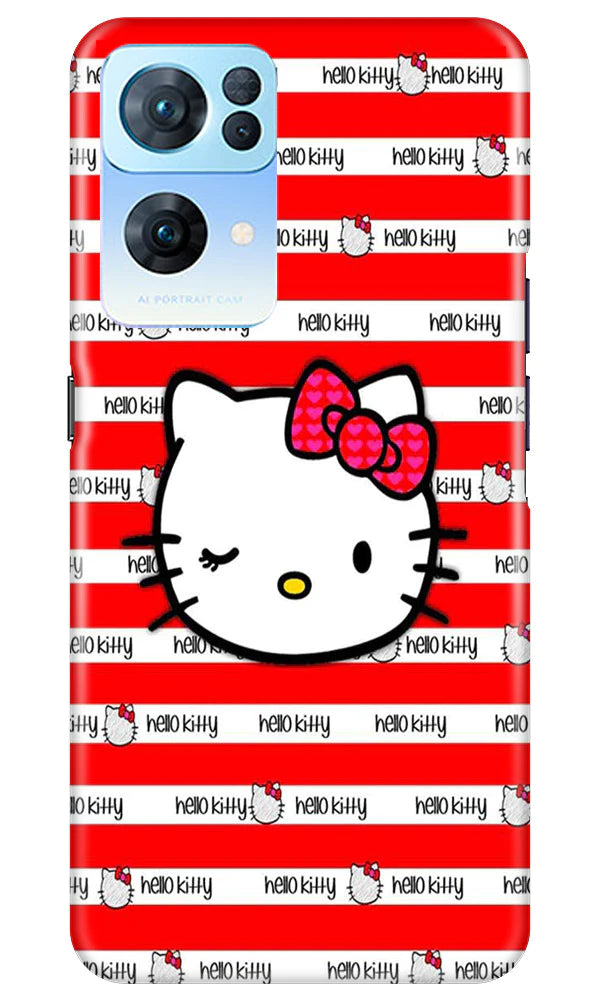 Hello Kitty Mobile Back Case for Oppo Reno 7 Pro 5G (Design - 323)