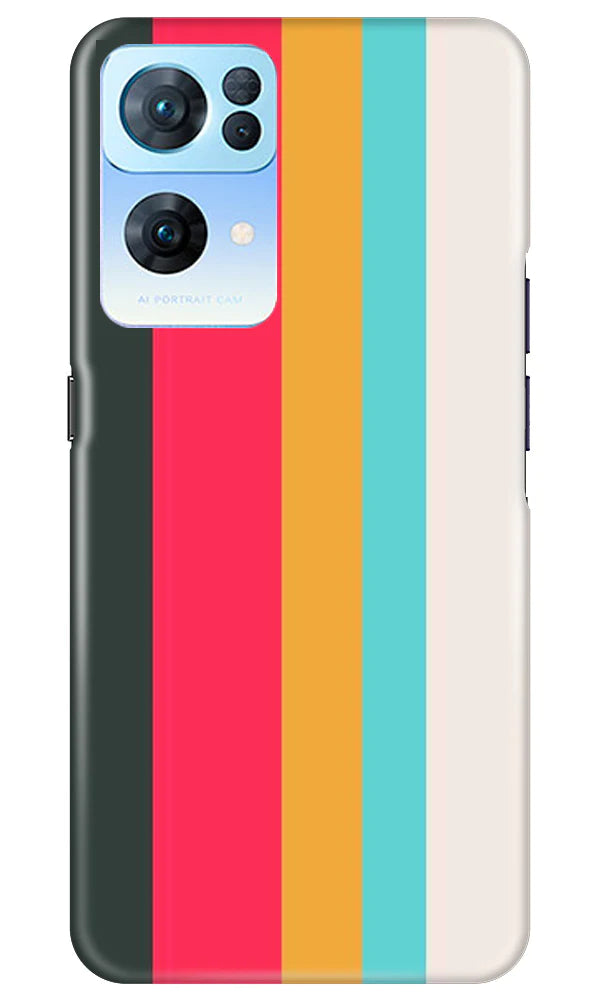 Color Pattern Mobile Back Case for Oppo Reno7 Pro 5G (Design - 328)