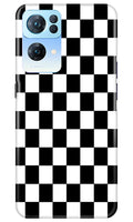 Black White Boxes Mobile Back Case for Oppo Reno7 Pro 5G (Design - 331)