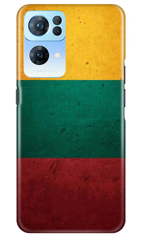 Color Pattern Mobile Back Case for Oppo Reno7 Pro 5G (Design - 333)