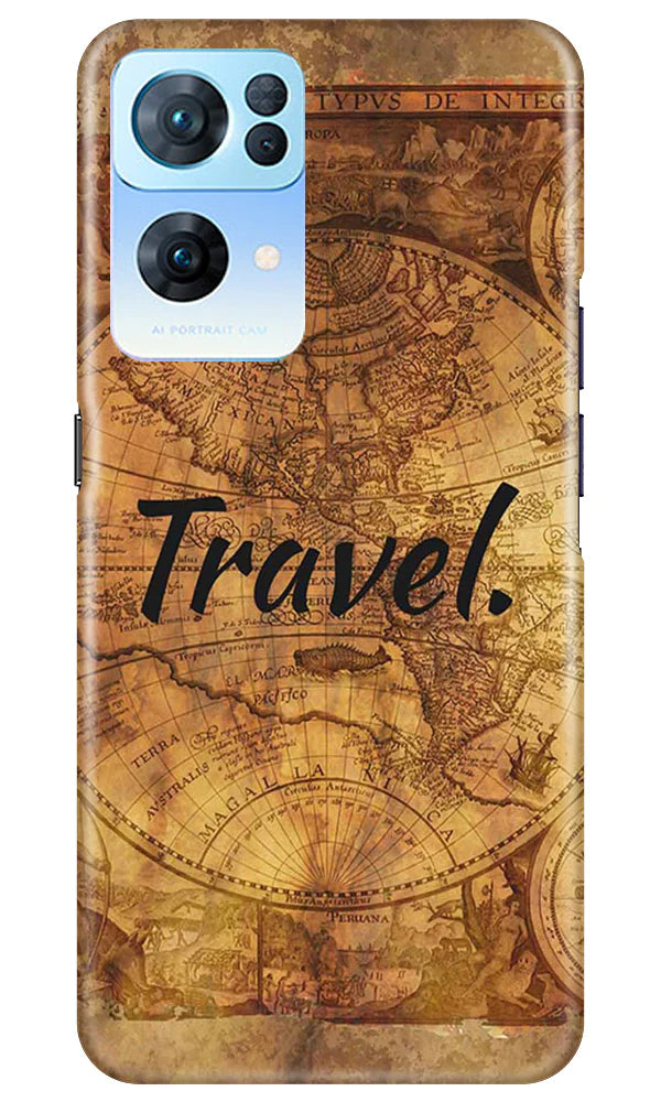 Travel Mobile Back Case for Oppo Reno7 Pro 5G (Design - 334)