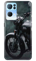 Royal Enfield Mobile Back Case for Oppo Reno7 Pro 5G (Design - 339)