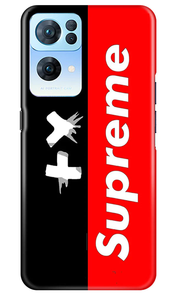 Supreme Mobile Back Case for Oppo Reno7 Pro 5G (Design - 347)