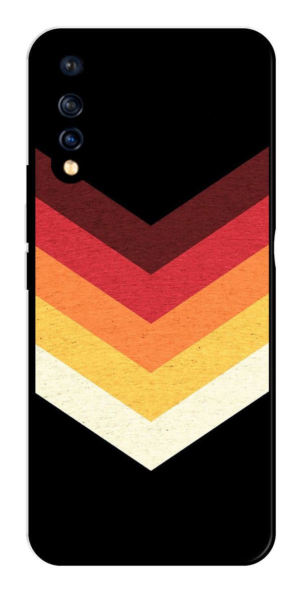 MultiColor Arrow Metal Mobile Case for Vivo S1   (Design No -04)