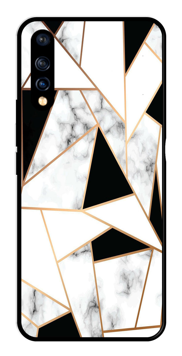 Marble Design2 Metal Mobile Case for Vivo S1   (Design No -08)