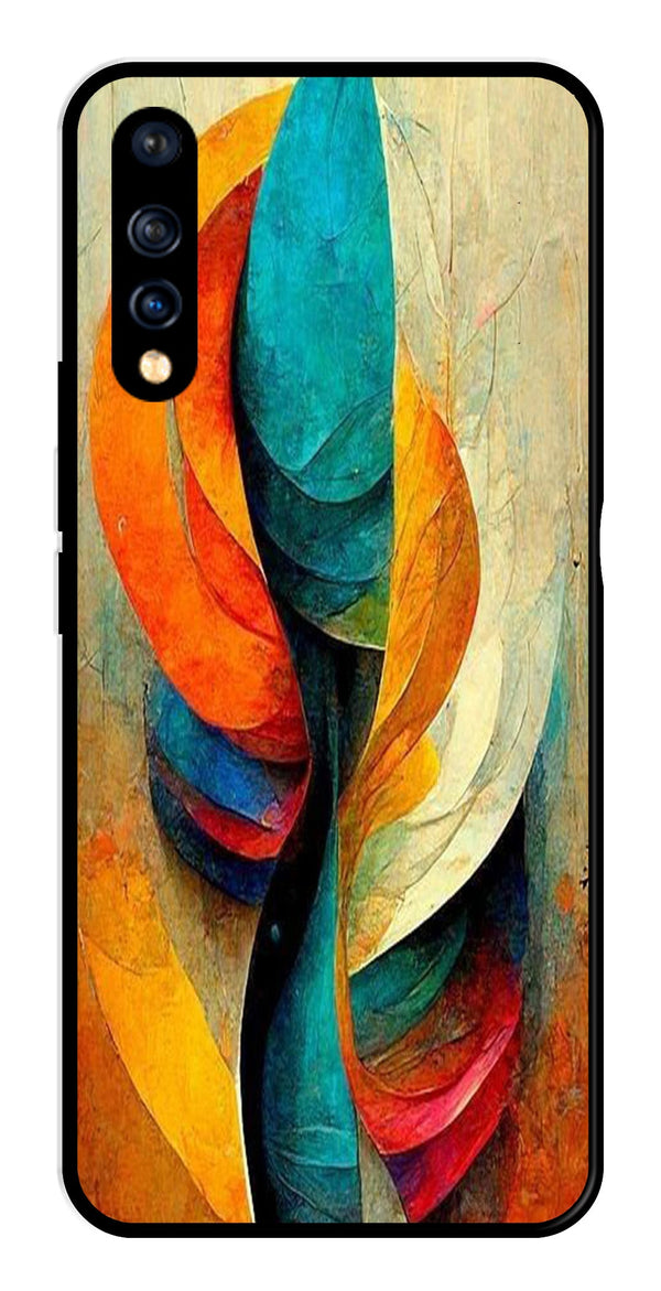 Modern Art Metal Mobile Case for Vivo S1   (Design No -11)