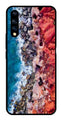 Sea Shore Metal Mobile Case for Vivo S1   (Design No -18)
