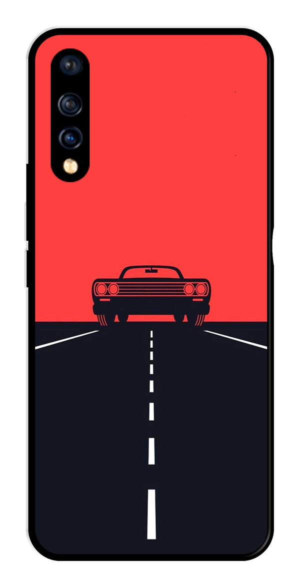 Car Lover Metal Mobile Case for Vivo S1   (Design No -21)