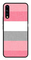 Pink Pattern Metal Mobile Case for Vivo S1   (Design No -23)