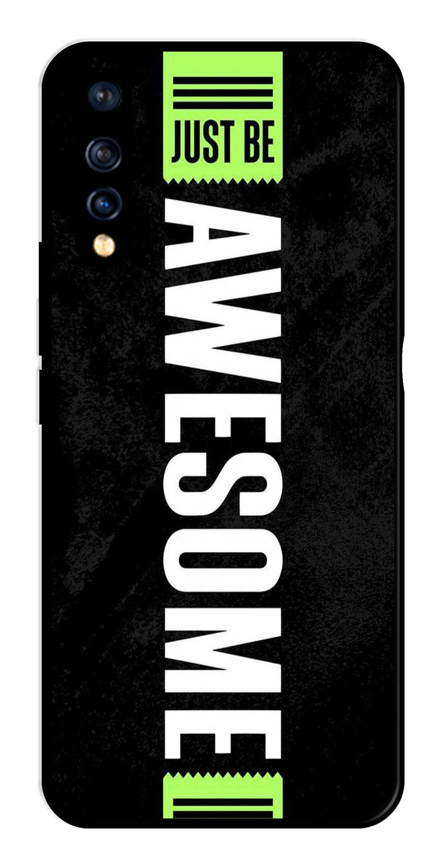 Awesome Metal Mobile Case for Vivo S1   (Design No -33)