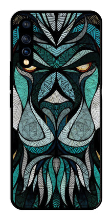 Lion Pattern Metal Mobile Case for Vivo S1