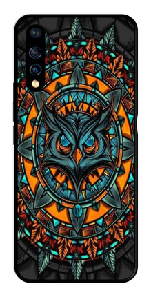 Owl Pattern Metal Mobile Case for Vivo S1