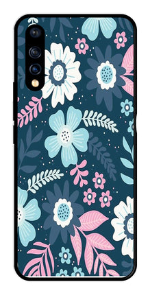 Flower Leaves Design Metal Mobile Case for Vivo S1