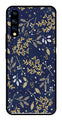 Floral Pattern  Metal Mobile Case for Vivo S1   (Design No -52)