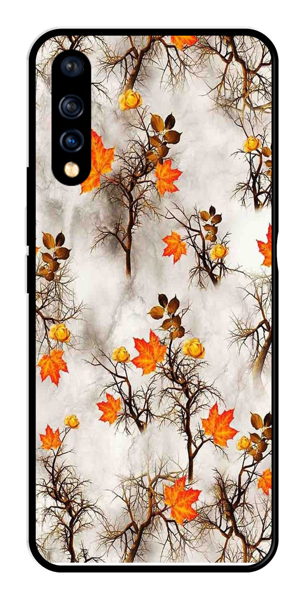 Autumn leaves Metal Mobile Case for Vivo S1   (Design No -55)