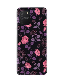 Rose Black Background Mobile Back Case for Samsung Galaxy S10 Lite (Design - 27)