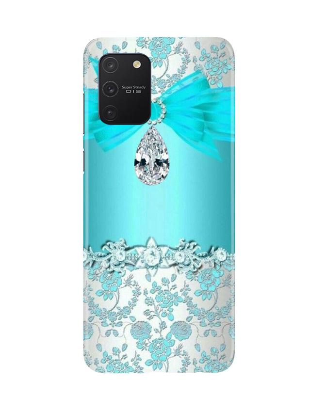 Shinny Blue Background Case for Samsung Galaxy S10 Lite