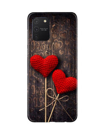 Red Hearts Mobile Back Case for Samsung Galaxy S10 Lite (Design - 80)