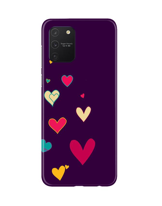 Purple Background Case for Samsung Galaxy S10 Lite(Design - 107)
