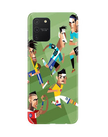 Football Mobile Back Case for Samsung Galaxy S10 Lite  (Design - 166)