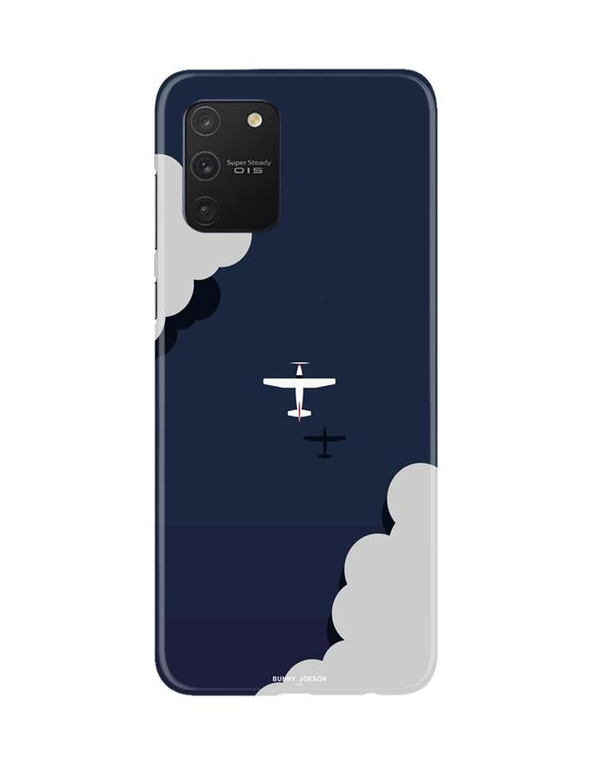 Clouds Plane Case for Samsung Galaxy S10 Lite (Design - 196)