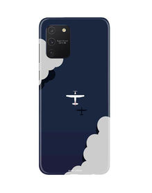 Clouds Plane Mobile Back Case for Samsung Galaxy S10 Lite (Design - 196)
