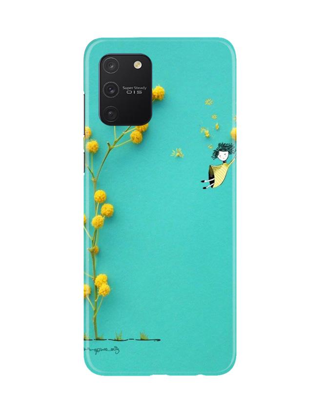 Flowers Girl Case for Samsung Galaxy S10 Lite (Design No. 216)