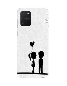 Cute Kid Couple Mobile Back Case for Samsung Galaxy S10 Lite (Design - 283)