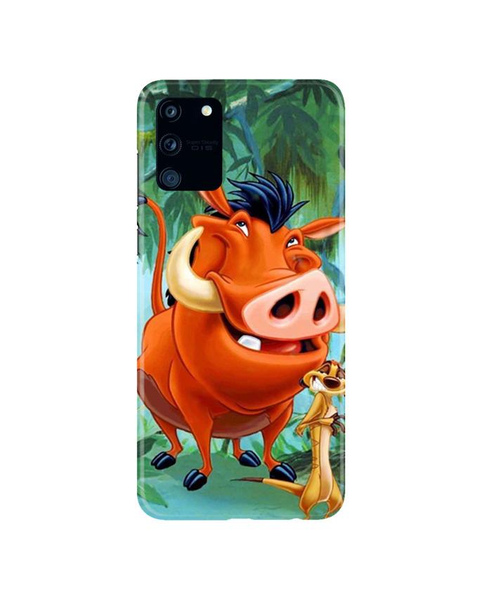 Timon and Pumbaa Mobile Back Case for Samsung Galaxy S10 Lite   (Design - 305)