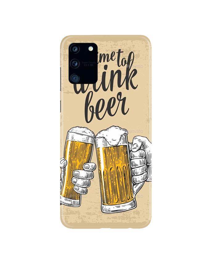 Drink Beer Mobile Back Case for Samsung Galaxy S10 Lite   (Design - 328)