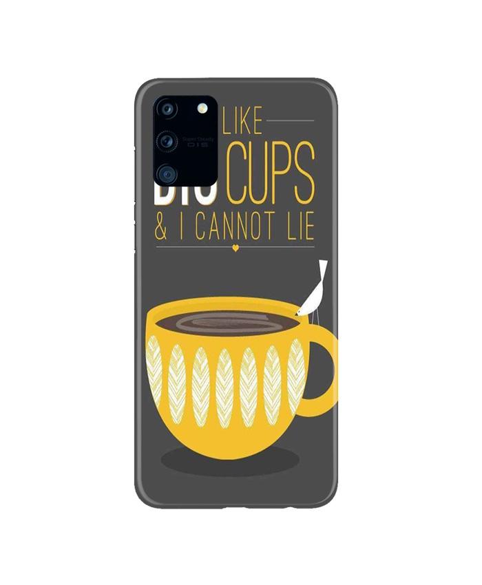 Big Cups Coffee Mobile Back Case for Samsung Galaxy S10 Lite (Design - 352)