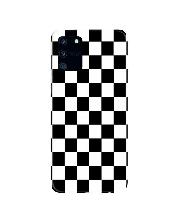 Black White Boxes Mobile Back Case for Samsung Galaxy S10 Lite   (Design - 372)