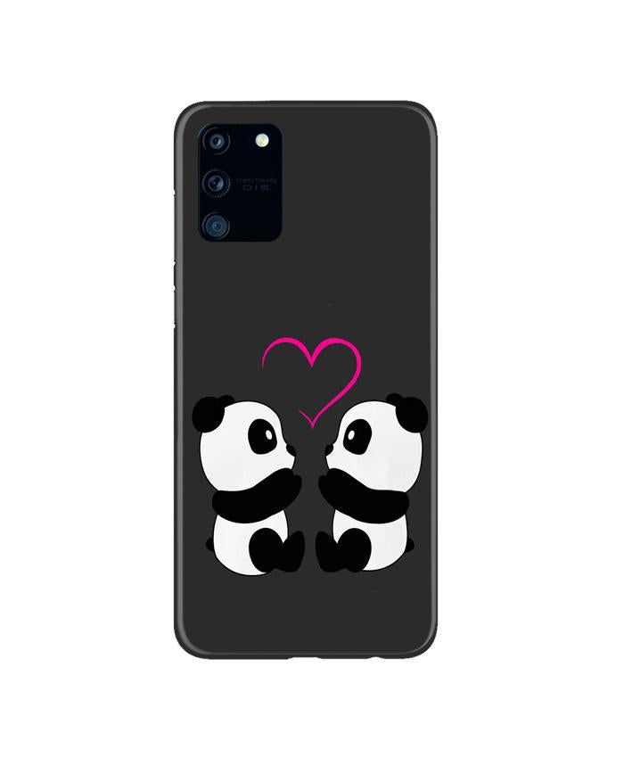 Panda Love Mobile Back Case for Samsung Galaxy S10 Lite   (Design - 398)