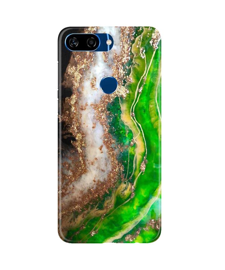 Marble Texture Mobile Back Case for Gionee S11 Lite (Design - 307)
