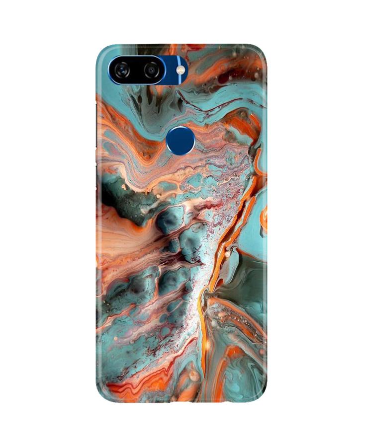Marble Texture Mobile Back Case for Gionee S11 Lite (Design - 309)