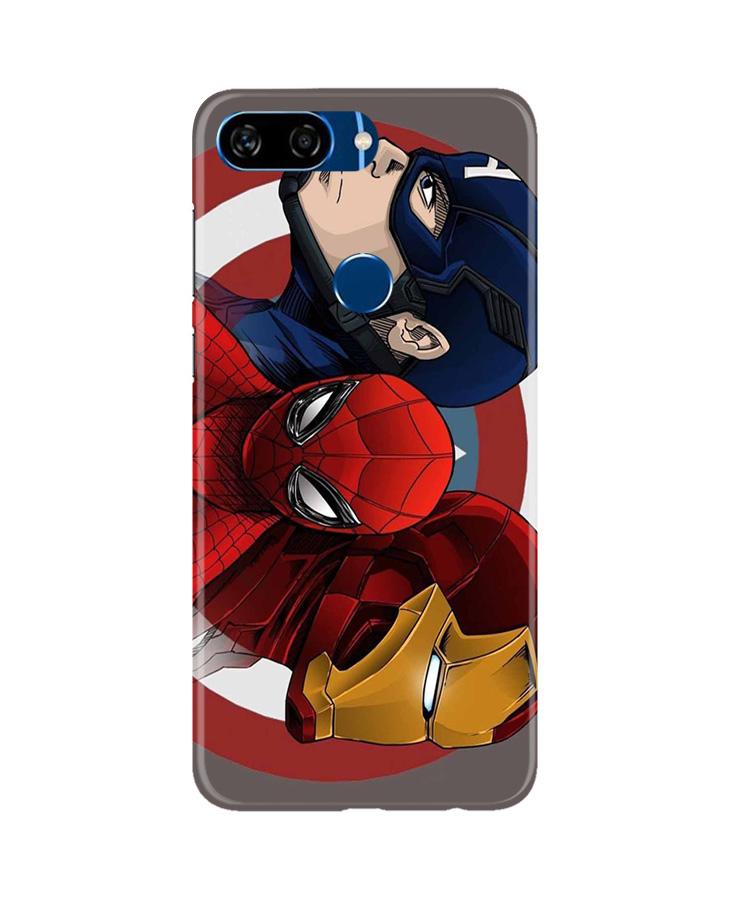 Superhero Mobile Back Case for Gionee S11 Lite (Design - 311)