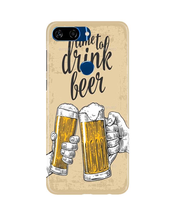 Drink Beer Mobile Back Case for Gionee S11 Lite (Design - 328)