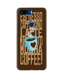 Love Coffee Mobile Back Case for Gionee S11 Lite (Design - 351)