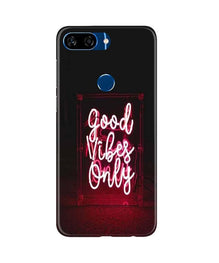 Good Vibes Only Mobile Back Case for Gionee S11 Lite (Design - 354)