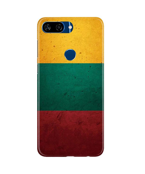 Color Pattern Mobile Back Case for Gionee S11 Lite (Design - 374)