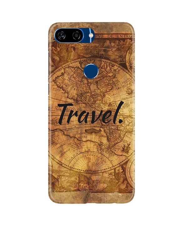 Travel Mobile Back Case for Gionee S11 Lite (Design - 375)