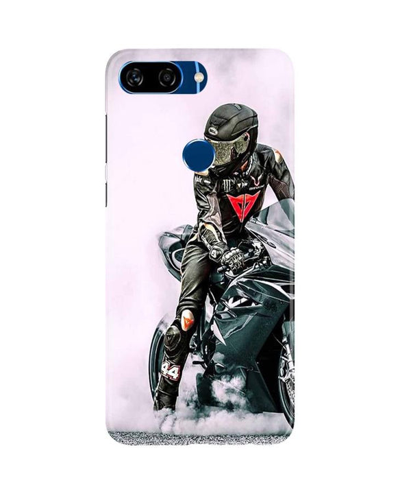 Biker Mobile Back Case for Gionee S11 Lite (Design - 383)
