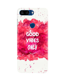 Good Vibes Only Mobile Back Case for Gionee S11 Lite (Design - 393)