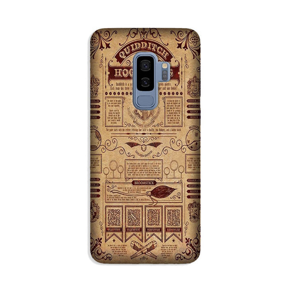 Hogwarts Mobile Back Case for Galaxy S9 Plus  (Design - 304)