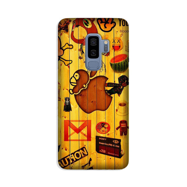 Wooden Texture Mobile Back Case for Galaxy S9 Plus  (Design - 367)