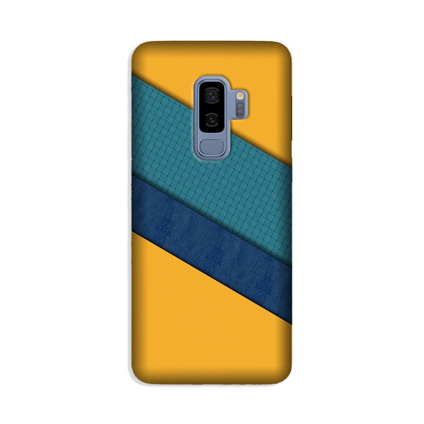 Diagonal Pattern Mobile Back Case for Galaxy S9 Plus(Design - 370)