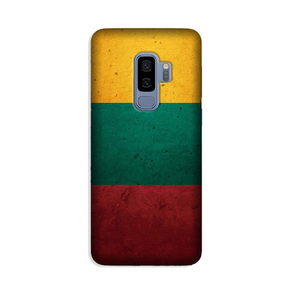 Color Pattern Mobile Back Case for Galaxy S9 Plus  (Design - 374)