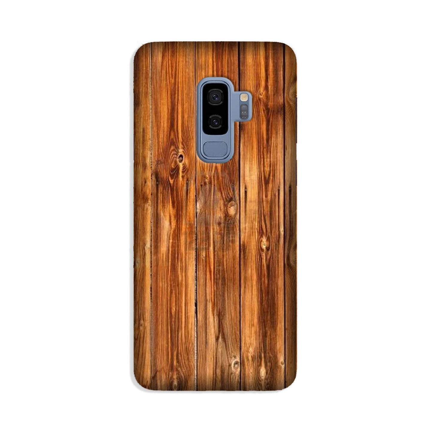 Wooden Texture Mobile Back Case for Galaxy S9 Plus(Design - 376)